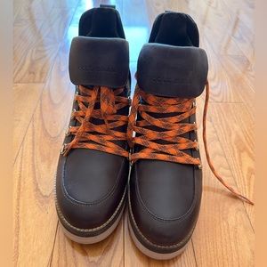 Cole Haan waterproof winter boots with heel brown size 10